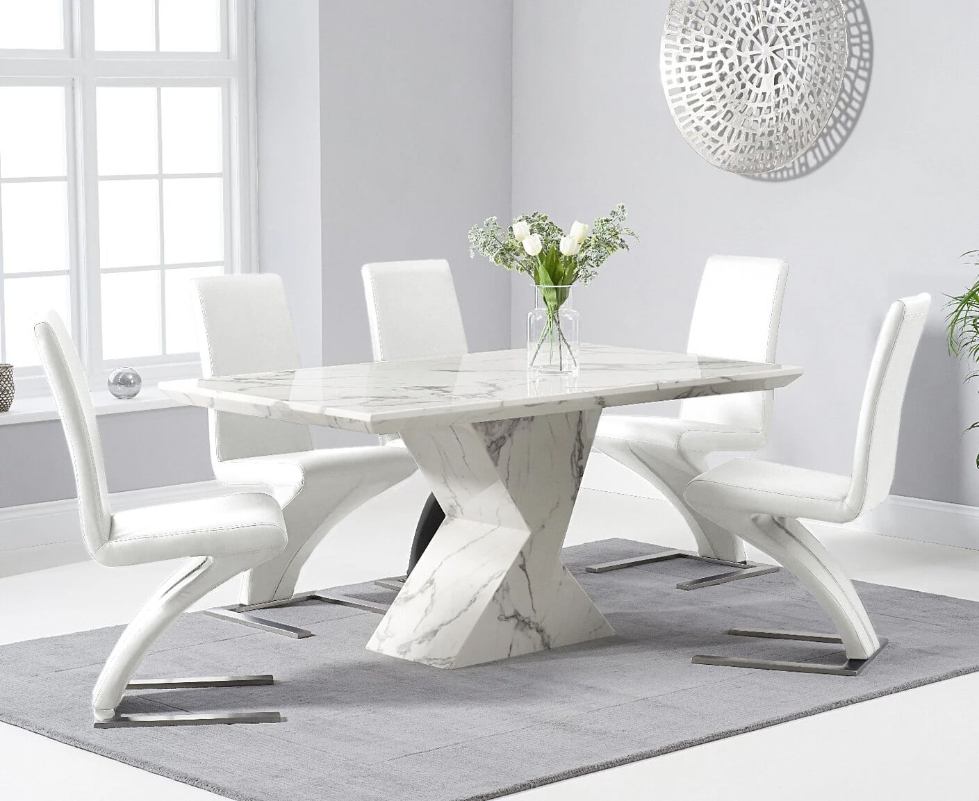 York 150cm Solid Oak Dining Table and 150 Oak Benches