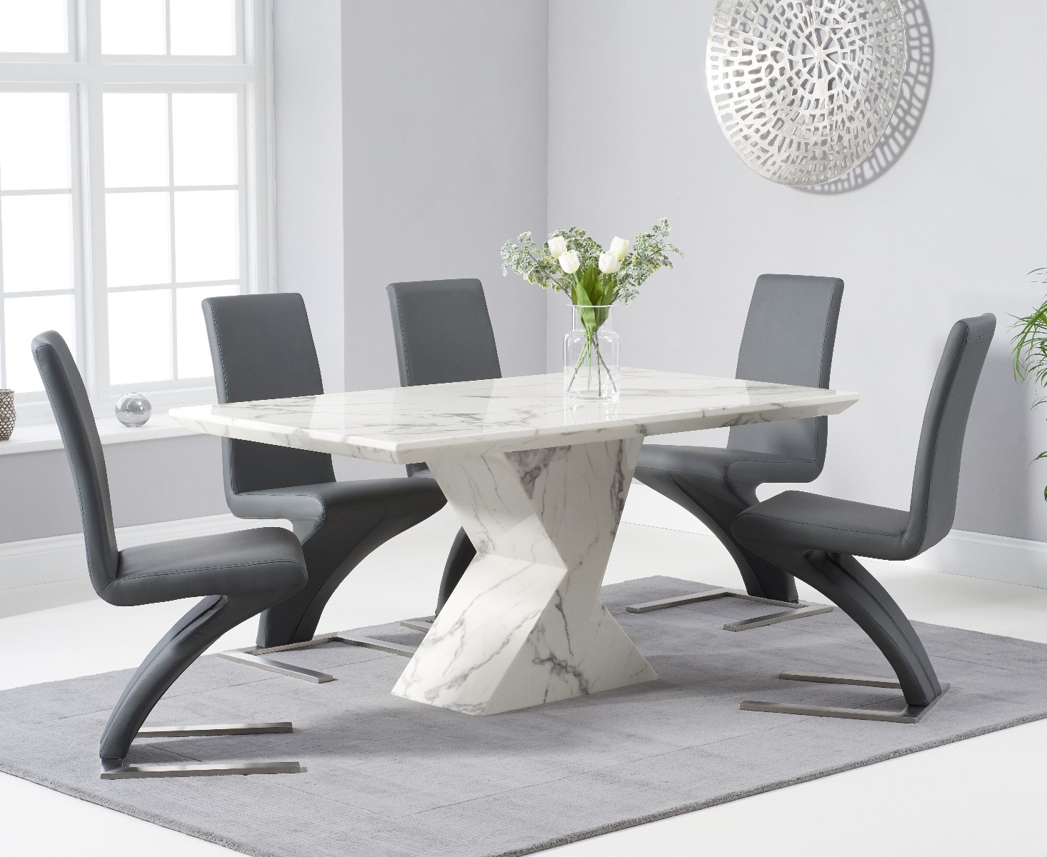 York 150cm Solid Oak Dining Table and 150 Oak Benches