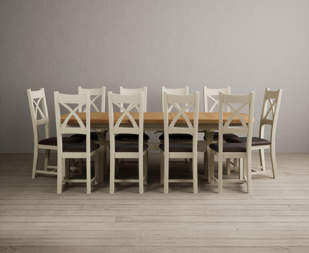 Colby 200cm Oval White Marble Dining Table with 6 Grey Sienna Chairs