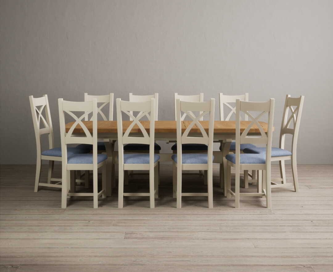 Colby 200cm Oval White Marble Dining Table with 6 Grey Lorenzo Chairs