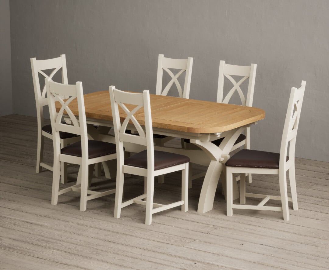 Colby 200cm Oval White Marble Dining Table with 6 Grey Sienna Chairs