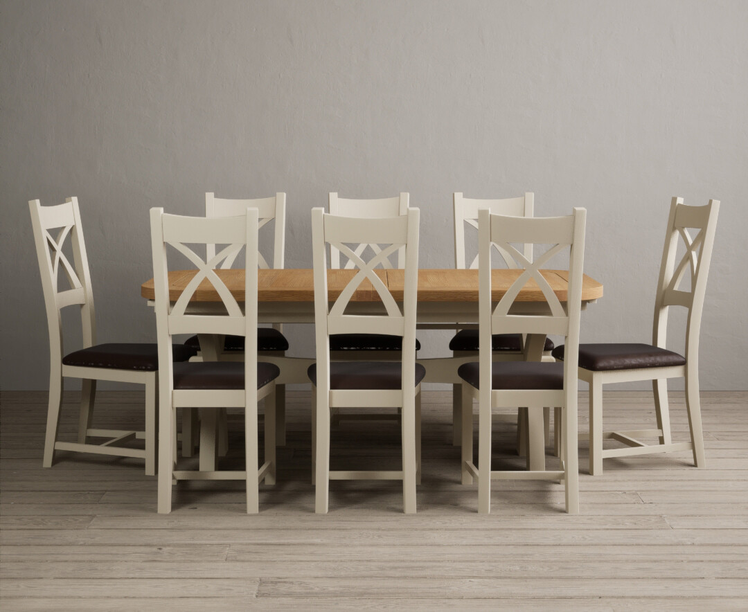Colby 200cm Oval White Marble Dining Table with 6 Grey Sienna Chairs