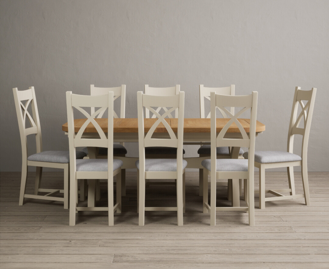 Colby 200cm Oval White Marble Dining Table with 6 Grey Sienna Chairs