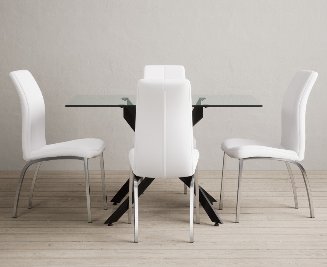 Colby 200cm Oval White Marble Dining Table with 6 Grey Lorenzo Chairs