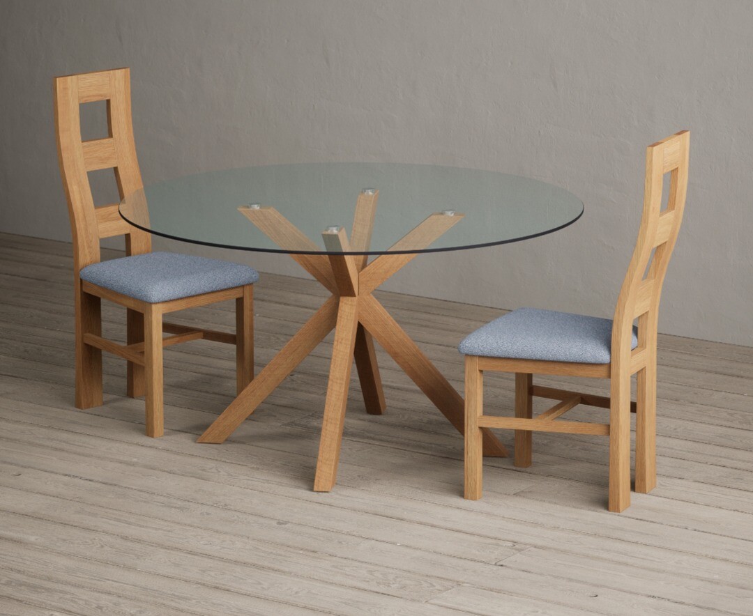 York 150cm Solid Oak Dining Table and 150 Oak Benches