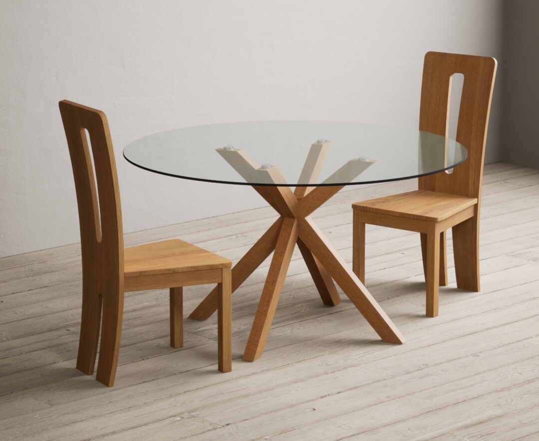 York 150cm Solid Oak Dining Table and 150 Oak Benches