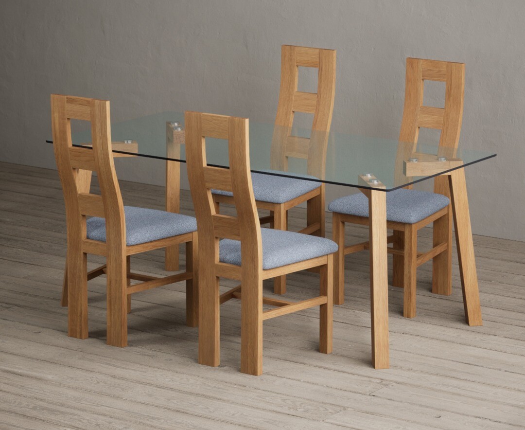 York 150cm Solid Oak Dining Table and 150 Oak Benches