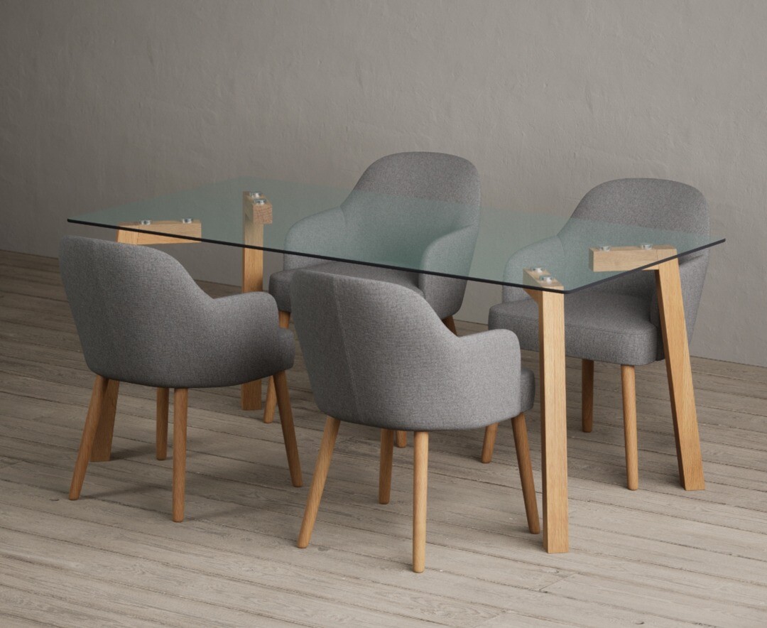 York 150cm Solid Oak Dining Table and 150 Oak Benches