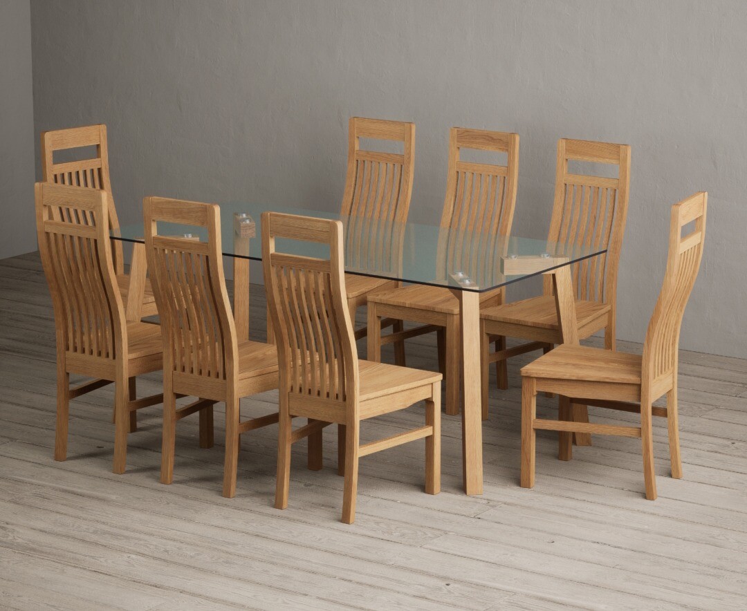 York 150cm Solid Oak Dining Table and 150 Oak Benches