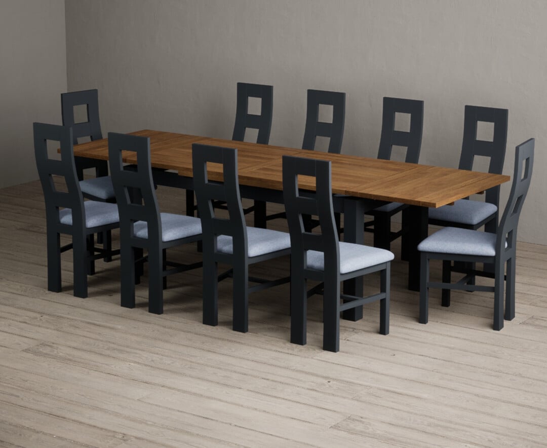 Colby 200cm Oval White Marble Dining Table with 6 Grey Sienna Chairs