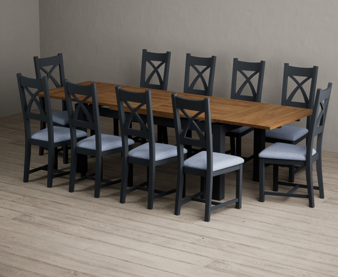 Colby 200cm Oval White Marble Dining Table with 6 Grey Sienna Chairs