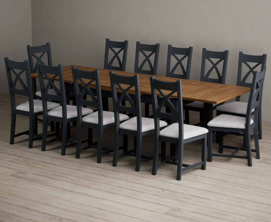 Colby 200cm Oval White Marble Dining Table with 6 Grey Sienna Chairs