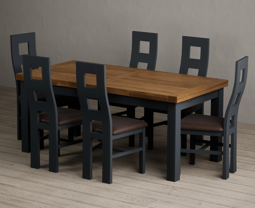 Colby 200cm Oval White Marble Dining Table with 6 Grey Sienna Chairs