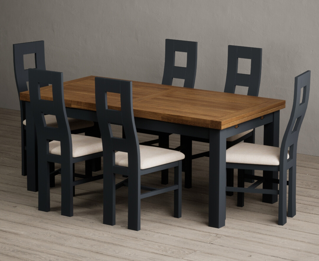 Colby 200cm Oval White Marble Dining Table with 6 Grey Sienna Chairs