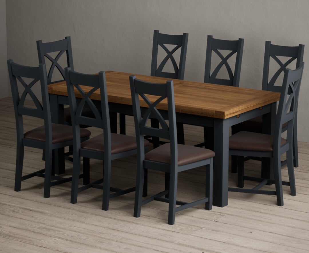 Bernini 110cm Glass Dining Table with 4 Grey Vigo Chairs