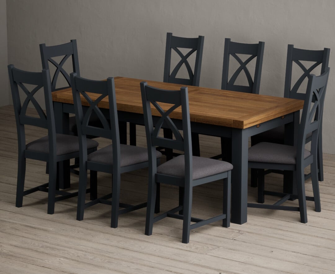 York 150cm Solid Oak Dining Table and 150 Oak Benches