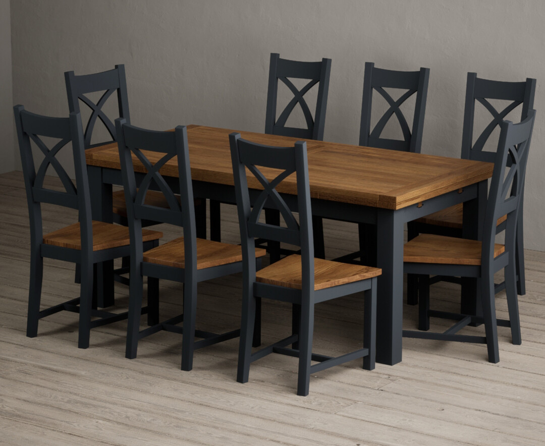 York 150cm Solid Oak Dining Table and 150 Oak Benches