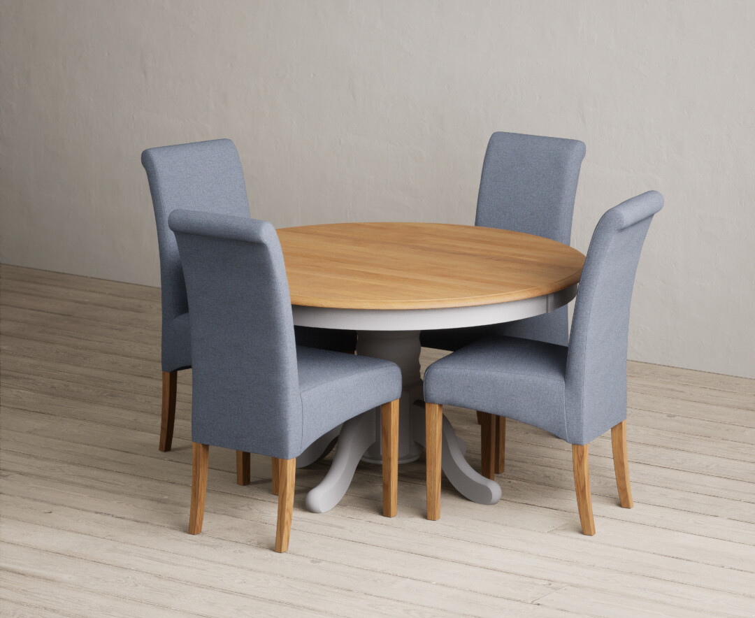Colby 200cm Oval White Marble Dining Table with 6 Grey Lorenzo Chairs