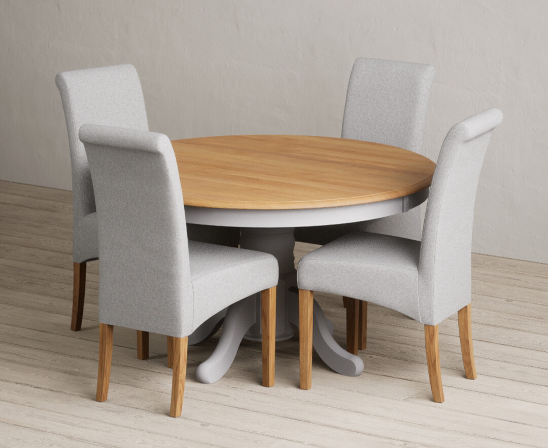 Colby 200cm Oval White Marble Dining Table with 6 Grey Sienna Chairs