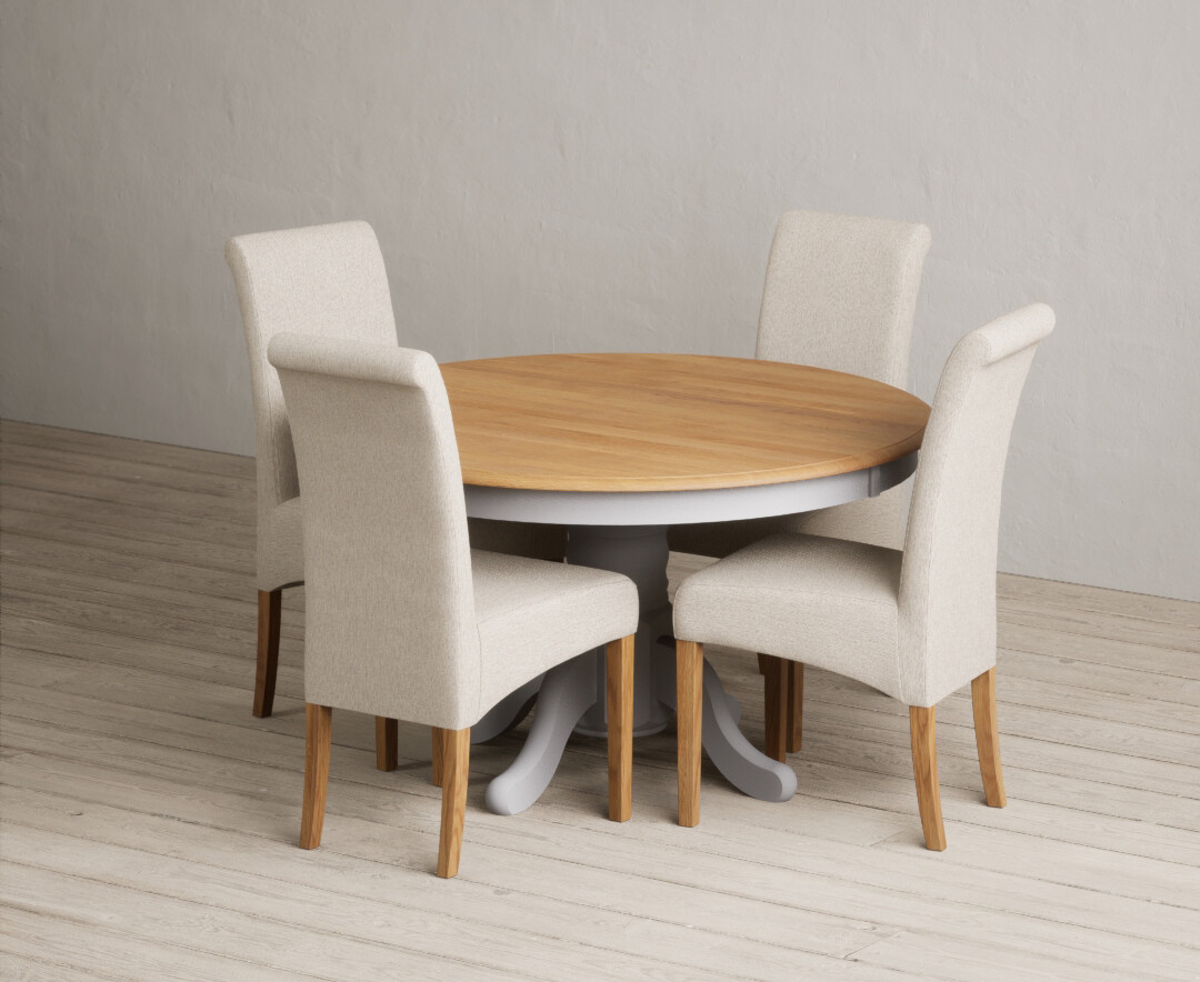 Colby 200cm Oval White Marble Dining Table with 6 Grey Sienna Chairs