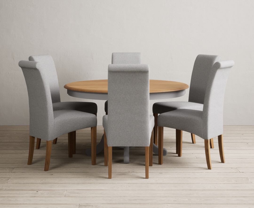 Colby 200cm Oval White Marble Dining Table with 6 Grey Sienna Chairs