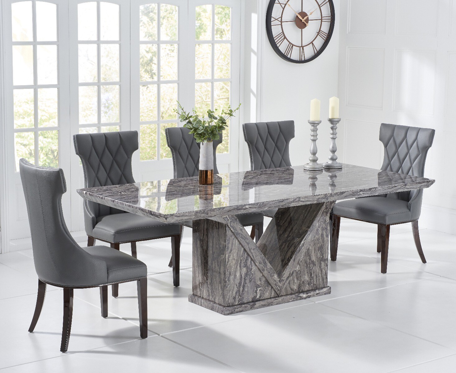 York 150cm Solid Oak Dining Table and 150 Oak Benches