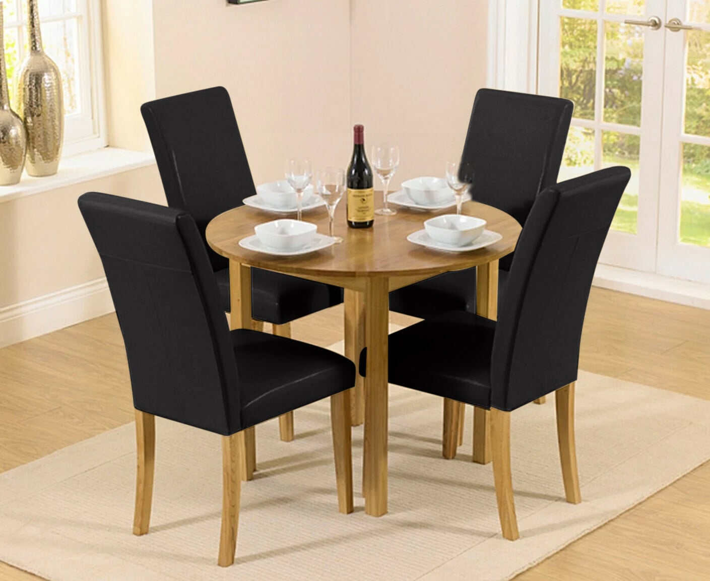 Colby 200cm Oval White Marble Dining Table with 6 Grey Sienna Chairs