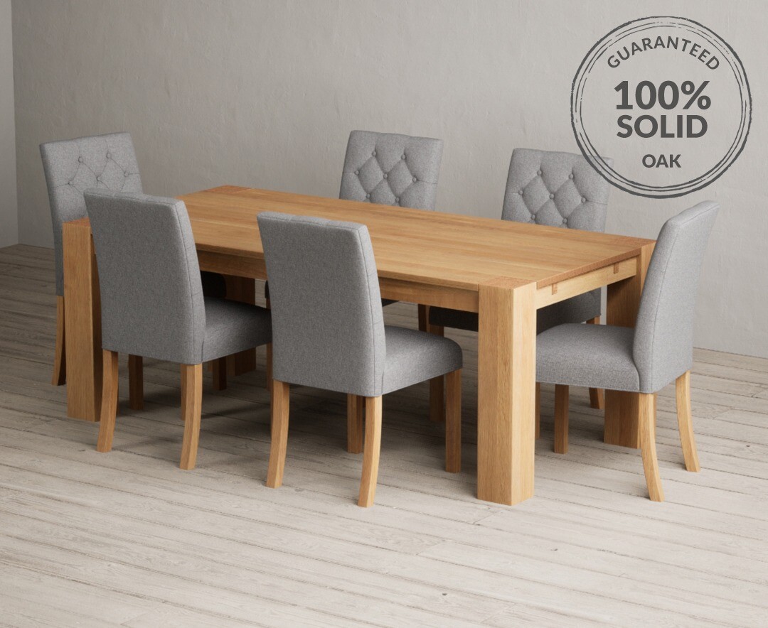 Sheringham 200cm Solid Oak Dining Table